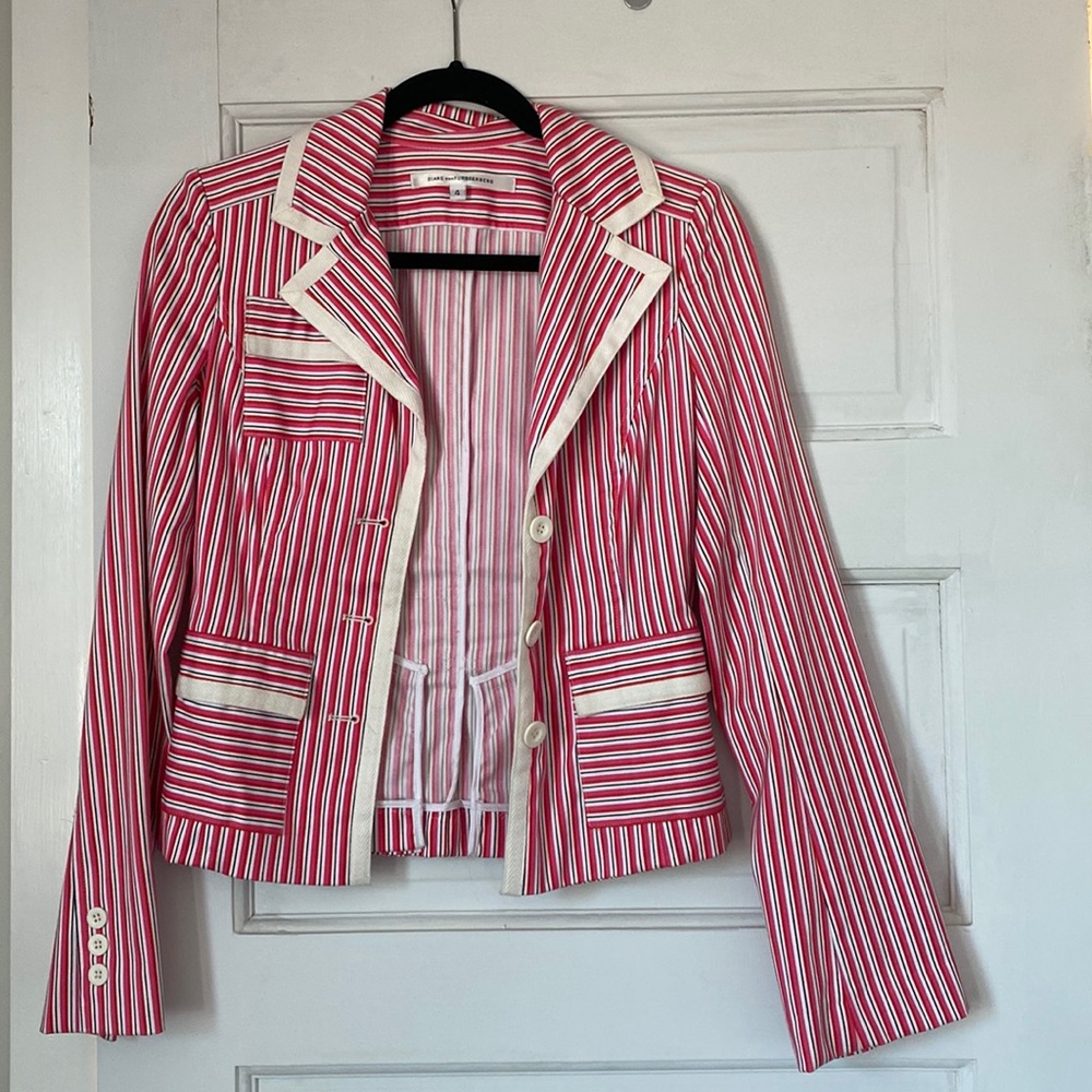 DVF Summer Blazer (size 4)